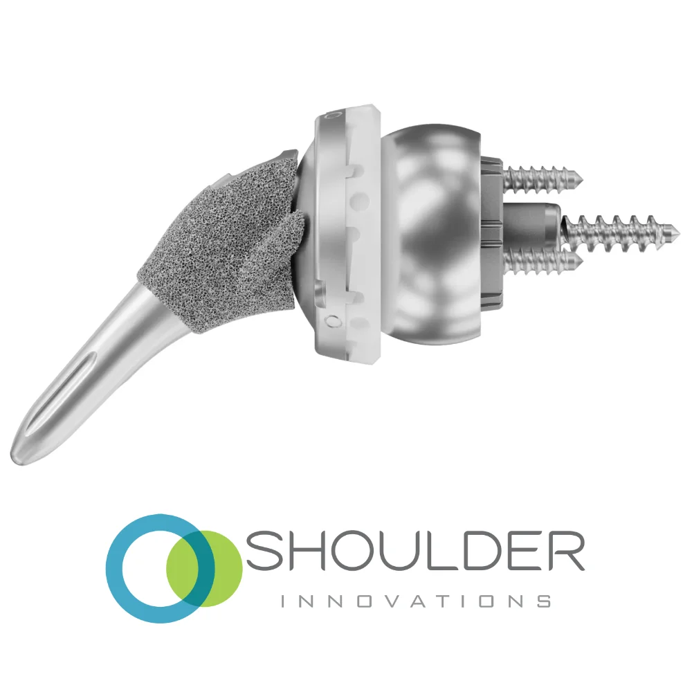 Reverse shoulder replacement implant